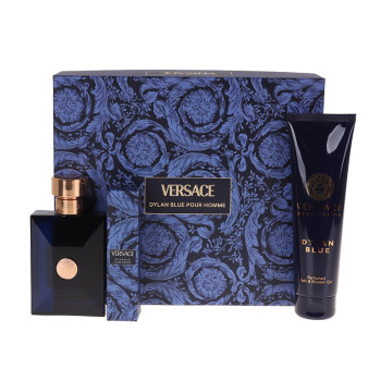 Versace Dylan Blue Set : EdT 100ml +Bath and Shower Gel 150ml +10ml