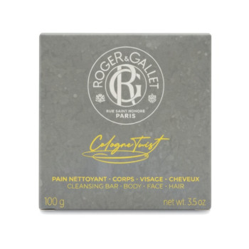 Roger & Gallet Cologne Twist 3in1 Cleansing Bar Body Face Hair 100g