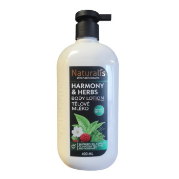 Naturalis tělové mléko Harmony and Herbs 400ml